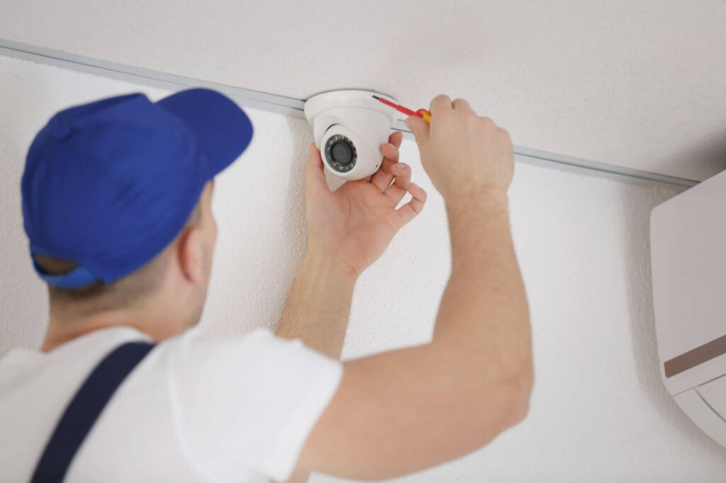 home security camera installation